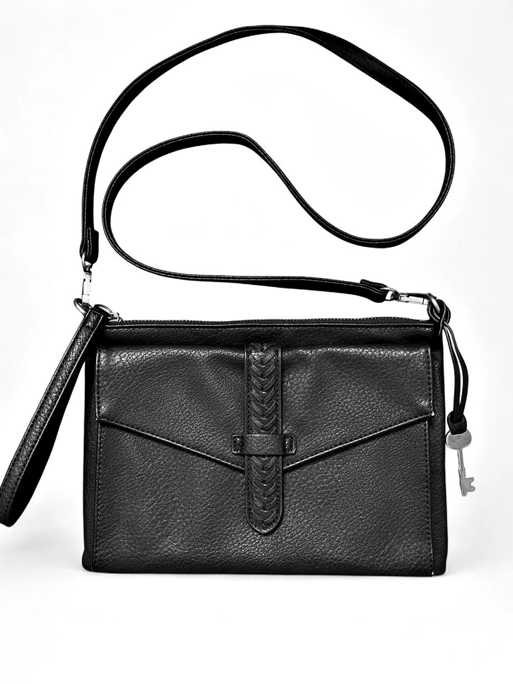 Lucky Brand Black leather Crossbody Bag